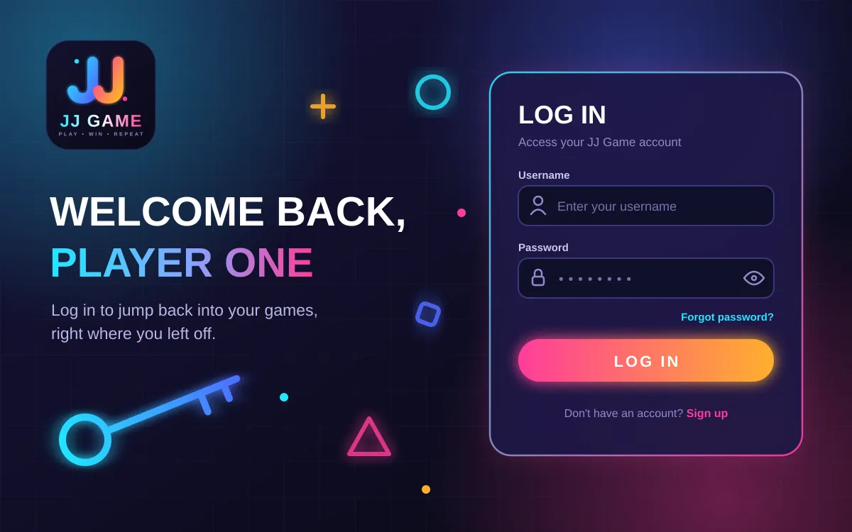JJ Game Login