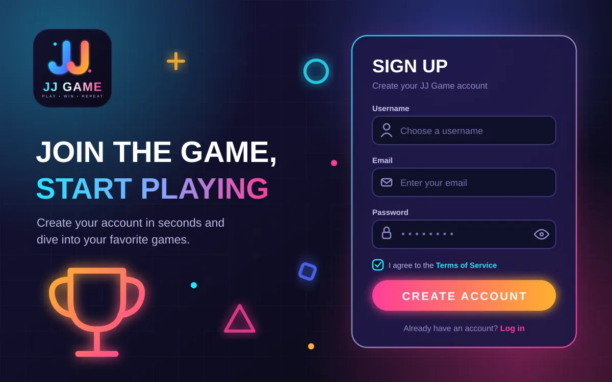 JJ Game Registration